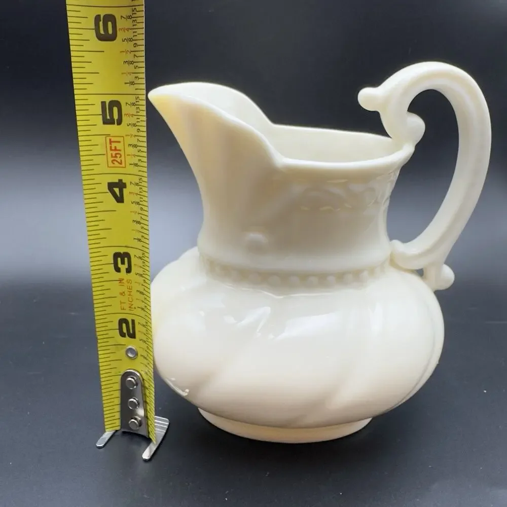 Vintage Lenox Porcelain Creamer Syrup Server Colonial Collection Blue Mark 5